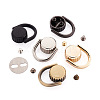 Givenny-EU 10 Sets 5 Colors Zinc Alloy Bag Lifting Ring FIND-GN0001-08-2