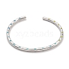 Brass Enamel Cuff Bangles for Women BJEW-G703-08A-P-2