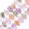 Natural Quartz & Peridot Beads Strands G-P434-12-2