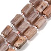 Natural Sunstone Beads Strands G-G162-D12-01-1