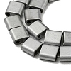 Electroplated Non-magnetic Synthetic Hematite Beads Strands G-C106-A01-13-3