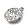304 Stainless Steel Pendants STAS-K322-26A-P-2