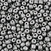6/0 Baking Paint Glass Round Seed Beads SEED-S036-01C-09-3