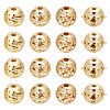 Beebeecraft 32Pcs 4 Style Alloy Hollow Beads PALLOY-BBC0001-07-1