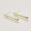 Alloy Stud Earring Findings PALLOY-S121-253-2