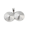 304 Stainless Steel Pendants SA-CBA34D4-06P-1