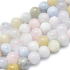 Natura Morganite Beads Strands G-D0001-03-6mm-1