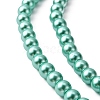 Eco-Friendly Dyed Glass Pearl Bead Strands X-HY-A008-6mm-RB-M-4