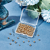 Beebeecraft 200Pcs 4 Styles Brass Spacer Beads KK-BBC0003-58G-7