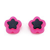 Plating Opaque Acrylic Beads OACR-N136-01I-2