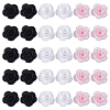 30Pcs 3 Styles 3D Rose Flower Polyester Computerized Embroidered Ornament Accessories FIND-GF0006-03B-1