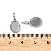 Tarnish Resistant 304 Stainless Steel Pendant Cabochon Settings X-STAS-Q308-01P-3