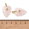 Natural Rose Quartz Pendants GG-CBA105B-01M-G-3