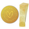 Self Adhesive Gold Foil Embossed Stickers DIY-WH0211-362-8