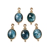 Natural & Synthetic Mixed Gemstone Faceted Pendans KK-L218-003G-M-2