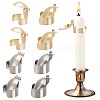 Gorgecraft 4Pcs 2 Colors Alloy Wick Flame Candle Snuffer FIND-GF0004-15-1