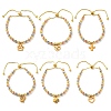 Brass Slider Bracelets BJEW-C090-02G-A-4