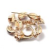 Alloy Rhinestone Brooches JEWB-P013-25G-2