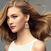 ANATTASOUL 2 Pairs 2 Style Rhinestone Rectangle & Trapezoid Dangle Stud Earrings EJEW-AN0001-16-6