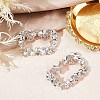 Olycraft 2Pcs Crystal Rhinestone Shoe Decoration DIY-OC0009-93KCG-5