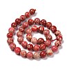 Synthetic Imperial Jasper Beads Strands G-H014-3-3-4