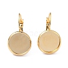 304 Stainless Steel Leverback Earring Settings X-STAS-F191-03G-10mm-2