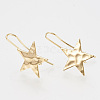 Brass Stud Earring Findings KK-T027-63G-1