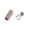 Zinc Alloy Cord Ends FIND-WH0091-67P-1