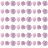 60Pcs 3 Styles Dyed Synthetic Coral Carved Beads CORA-SC0001-21B-1