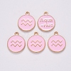 Alloy Enamel Pendants LS-X-ENAM-S124-01B-09J-2