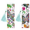 2Pcs DIY Diamond Painting Bookmarks Kits DIAM-PW0010-19A-19-1