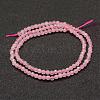 Natural Rose Quartz Beads Strands G-F460-35-2
