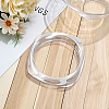 2Pcs 2 Colors Imitation Marble Acrylic Bangle for Women BJEW-HY0002-04B-4
