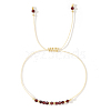 Natural stone and copper bead handmade bracelet VA8051-1-1