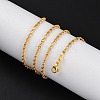 2mm Rack Plating Brass Singapore Chain Necklaces for Women Men MAK-L044-27G-2