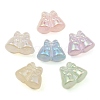 Luminous UV Plating Rainbow Iridescent Acrylic Beads PACR-E002-06-2