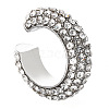 Alloy Rhinestone Cuff Earrings for Women WG12945-08-1