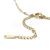 Heart Light Gold Brass Micro Pave Cubic Zirconia Pendant Necklaces NJEW-E105-09KCG-05-3