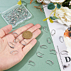40Pcs Brass Earring Hooks KK-FH0007-64P-3