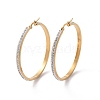 304 Stainless Steel Hoop Earrings EJEW-N0031-11G-01E-1