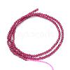 Natural Garnet Beads Strand G-E411-31-2mm-2