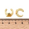 Brass Cuff Earrings EJEW-C186-02C-G-5