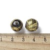 Handmade Gold Foil Glass Beads LAMP-P068-11B-2