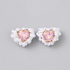 Polymer Clay Rhinestone with Crystal Beads FIND-WH0518-93E-1