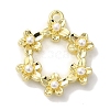 Flower Rack Plating Alloy Pendants FIND-I039-023A-G-1