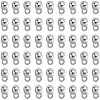 400Pcs CCB Plastic Tube Bails CCB-SC0001-28P-7