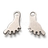 201 Stainless Steel Charms STAS-C017-08P-2