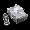 Transparent Glass Cross Ornament DJEW-R012-01-4