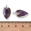 Natural Amethyst Pendants G-G012-13P-07-3