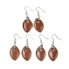 Natural & Synthetic Mixed Stone Dangle Earrings EJEW-F343-B-2